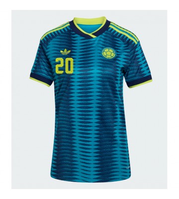 Colombia Juan Fernando Quintero #20 Udebanetrøje Dame VM 2026 Kortærmet